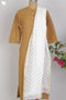 Chanderi Silk Dupatta With Chikankari Embroidery